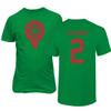 FLAURA Morocco Soccer #2 Hakimi World Football Fans Adult Men's Unisex T-Shirt (Green, 5X-Large) view 1