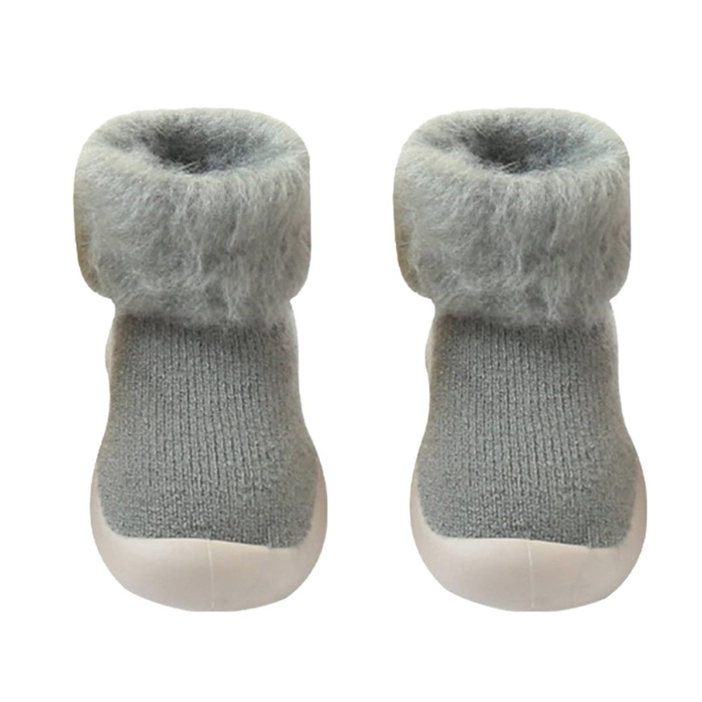 Boots Toddler Boy Shoes Socks Baby Slipper Solid Kids Girls Boys Soft Stocking Rubber Girls Sneakers Size 11 Green
