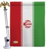 Americana Home & Garden Iran Mount with Eagle Stand with Iranian Life Freedom Humen Women Right Support Gifts for Her Flag Poles for Outside House Home Yard Decorations Outdoor, Made in USA view 1