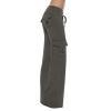 Women's Soft Cargo Pants Lightweight Outdoor High Waist Cargo Yoga Pants Wide Leg Casual Relaxed Fit Cargo Leggings Z01_Dark Gray Medium view 4