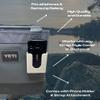 Boglets White Phone Holder Attachment Compatible with Soft Yeti Coolers & Backpacks with Straps - Accessorize Your Cooler or Backpack & Securely Hold Your Phone - Made in USA! (White) view 4