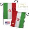 Americana Home & Garden Iran Garden American Flags Pack Stand with Iranian Life Freedom Humen Women Right Support Gifts for Her Yard Patriotic Outdoor Home Decor Small Banner, Made in USA view 3