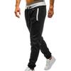 Men's Heavyweight Fleece Cargo Sweatpants Stretch Elastic Waist Baggy Joggers Drawstring Outdoor Trousers with Pockets view 1