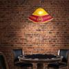 The Fan-Brand NCAA Iowa State Cyclones - Game Table Light - Sports Team Bar Sign Dcor - Home, Dorm, Garage, Office, Fan Cave view 4