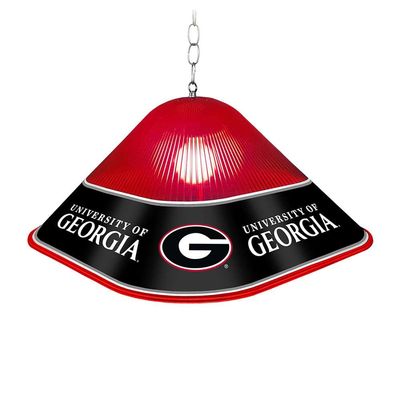 The Fan-Brand NCAA Georgia Bulldogs: U of G, Red/Black - Game Table Light - Sports Team Bar Sign Dcor - Home, Dorm, Garage, Office, Fan Cave