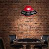 The Fan-Brand NCAA Georgia Bulldogs: U of G, Red/Black - Game Table Light - Sports Team Bar Sign Dcor - Home, Dorm, Garage, Office, Fan Cave view 4