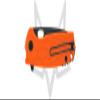Core Liner Lock FX-604 OR Pocket Knife Black N690Co Stainless and Orange FRN view 2