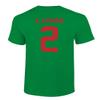 FLAURA Morocco Soccer #2 Hakimi World Football Fans Adult Men's Unisex T-Shirt (Green, 3X-Large) view 3