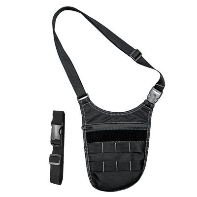 Tactical Shoulder Bag Underarm Anti-Theft Waist Bag with Molle System for Outdoor Travel
