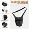 Tactical Shoulder Bag Underarm Anti-Theft Waist Bag with Molle System for Outdoor Travel view 3