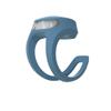 Knog Frog Bike Tail Light - 20 Lumen Rear Bike Light with Flexible Mount, 9 Modes, IP65 Water-Resistant, USB-C Rechargeable, Curved Lens, 20g Lightweight, New Denim Blue view 1