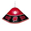 The Fan-Brand NCAA Wisconsin Badgers, Red - Game Table Light - Sports Team Bar Sign Dcor - Home, Dorm, Garage, Office, Fan Cave view 1