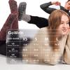 GoWith 1 Pair Womens Wool Slipper Navy Socks, Extra Thick Warm Non-Skid Cozy Winter Grip Socks, Model 2043 view 2