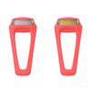 Knog Frog Bike Headlight and Tail Light Set - USB-C Rechargeable Bicycle Light with 40 lumen Front & 20 lumen Rear Output, 9 Modes, Flexible Mount, IP65 Water Resistant Bike Light, Tequila Sunrise view 1
