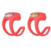 Knog Frog Bike Headlight and Tail Light Set - USB-C Rechargeable Bicycle Light with 40 lumen Front & 20 lumen Rear Output, 9 Modes, Flexible Mount, IP65 Water Resistant Bike Light, Tequila Sunrise view 4