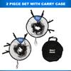 Soccer Targets for Goals Training (2pc) - Soccer Training Target | Top Bins Equipment | Durable Design - Extra-Long Straps with Carry Case view 4