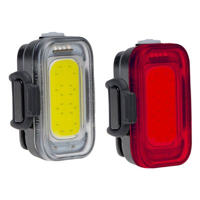 Blackburn Grid Front and Rear Light Set (110 Lumens Front, 40 Lumens Rear)