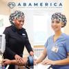 ABAMERICA Bouffant Caps with Button and Sweatband, Adjustable Scrub Caps for Women Men, Satin Layer view 3