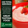 Valley Food Storage Freeze Dried Strawberry Creamy Wheat | 10-Bag Bucket, 100 Servings | Premium Emergency Food Supply, 25 Year Shelf Life | Survival Breakfast Food for Prepper Storage & Camping view 3