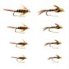 ROKC 24 Essential Trout Flashback Pheasant Tail and Prince Nymph Fly Fishing Flies Assortment | Wet, Nymphs Fly Lures | Size #12 - #18 view 1