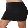 Sweet Hearts Black Mini Pencil Skirt for Women- Above Knee Basic Bodycon Skirt Made in USA (Black, Large) view 3