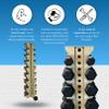 Synergy Custom Fitness 8-Tier Vertical Dumbbell Storage Rack - Alpha DBRK8 (Military Tan) view 2