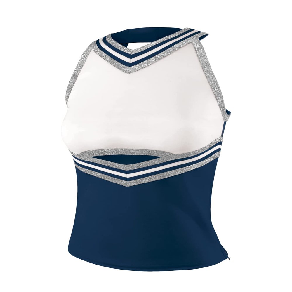 GK Gladiator Shell Top - Youth Small Navy-Metallic Silver