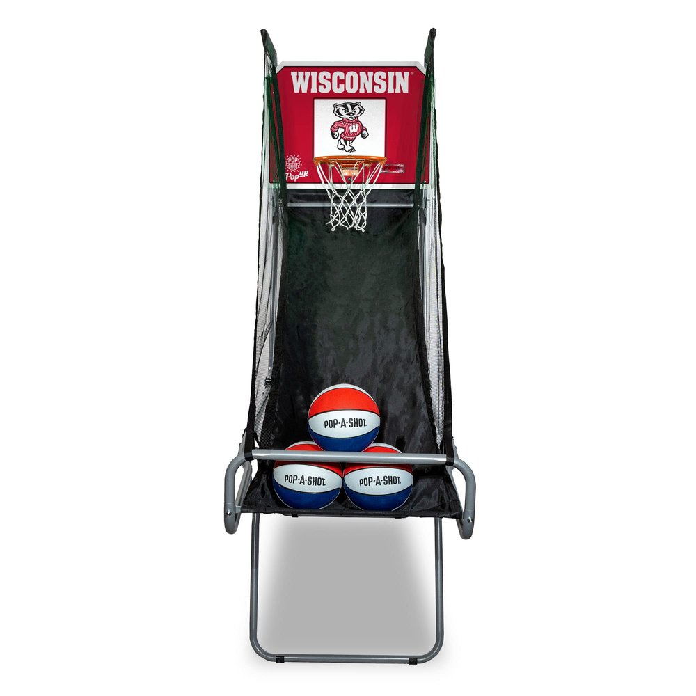 Pop-A-Shot NCAA Pop-Up (Black, Wisconsin Badgers)