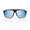 100% Norvik Winter Sport Performance Sunglasses (Black Holographic - HiPER Blue Multilayer Mirror Lens) view 2