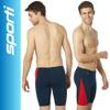 Sporti Men's Athletic HydroLast Tech Jammer Swimsuit - Navy/Red - 40 view 2
