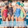 Sporti Thin Strap Athletic One Piece Swimsuits - Hydrolast Technology Women's Durable Swimwear for Lap Swimming - Solid Thin Strap - Royal - 38 view 3