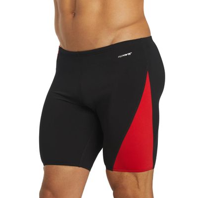 Sporti HydroLast Splice Jammer Swimsuit - Black/Red - 34