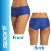 Sporti Women's Swim Shorts: Inspiring Confidence, Comfort and Shape Retaining Cheeky Boyshort- Swim Shorts Women Blue Iris view 2