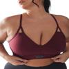 Savage X, Womens, Spotlight Low-Impact Sports Bra, Red Cocoa, 1X view 1