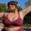 Savage X, Womens, Spotlight Low-Impact Sports Bra, Red Cocoa, 1X view 2