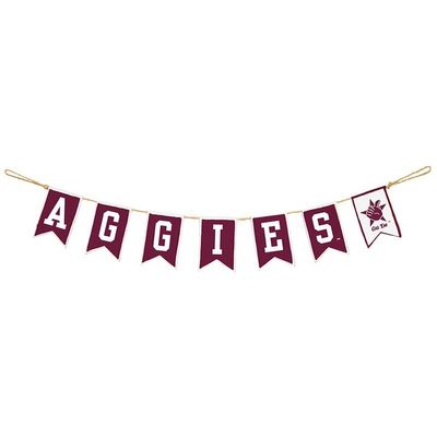 Texas A&M University Tailgate Banner by Hannas Handiworks Lightweight Pre-Strung Fabric Decoration for Indoor or Outdoor Represent your NCAA College & Show Team Spirit with Aggie Fan Dcor