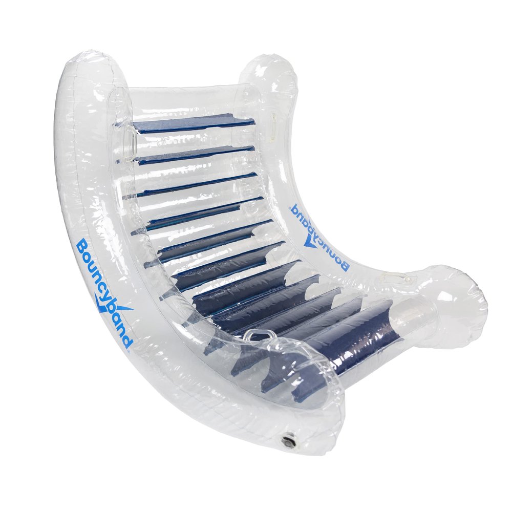BouncyBand Inflatable Sensory Rocker Chair 56 x 43 x 24 Provides Deep Pressure and Calming and Fun Active Movement to Improve Focus Includes Air Pump and Repair Kit