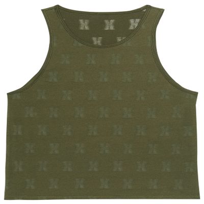 Savage X, Men's Sheer X Sleep Tank, Deep Forest Green, XXL