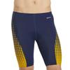 Sporti Mens Training Swim Jammer  Chlorine-Resistant Performance Fit - Molecule Splice Navy/Gold - 30 view 1