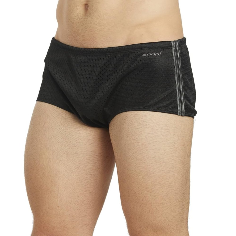 Sporti Mesh Training Suit - Black/Charcoal - 30