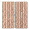 LEUS Golf ECO Towel - Quick Drying, Recycled Material  with Center Slit for Hanging Over Clubs - Terracotta view 3