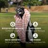 LEUS Golf ECO Towel - Quick Drying, Recycled Material  with Center Slit for Hanging Over Clubs - Jungle Fever view 2