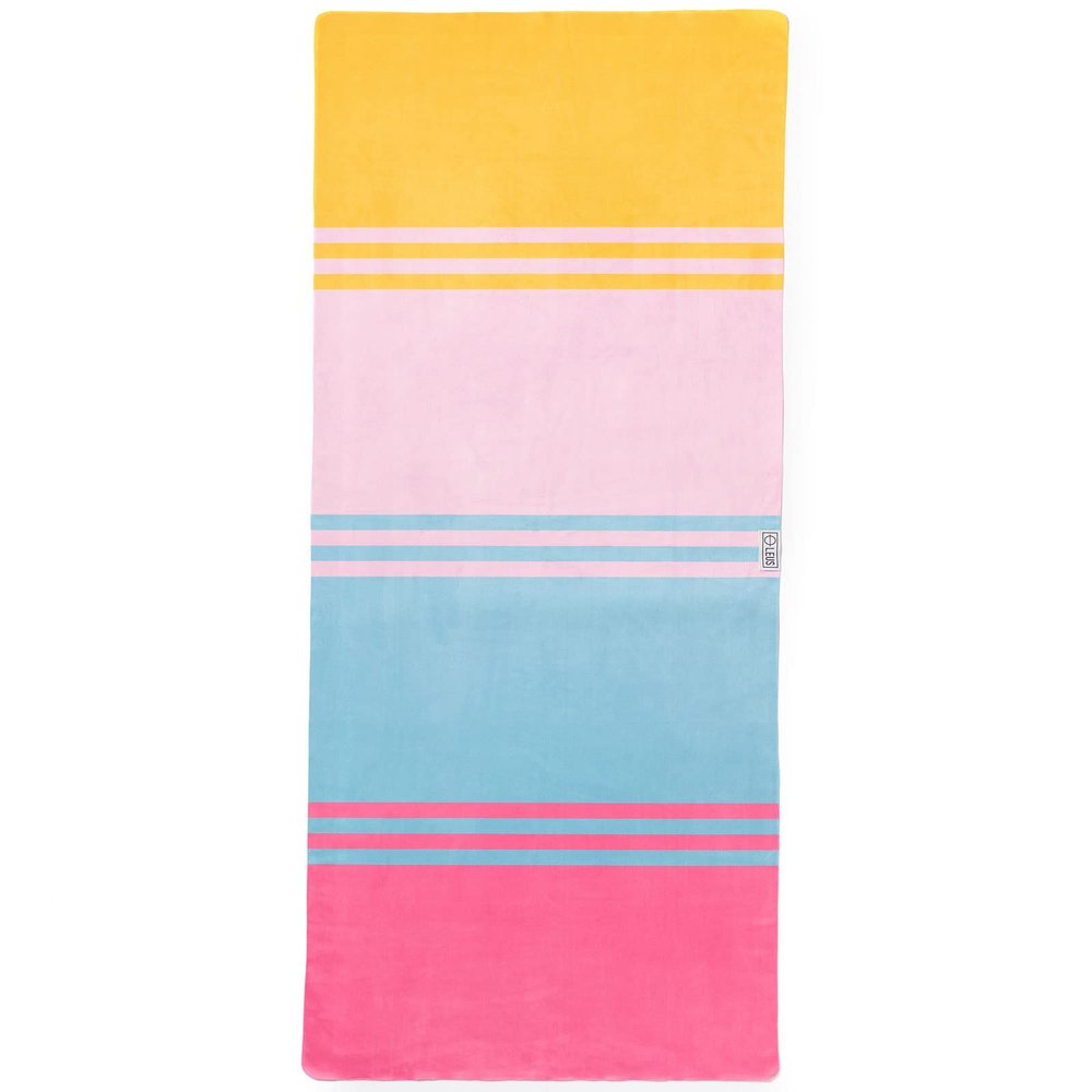 LEUS Yoga ECO Towel Non-Slip Quick-Drying Recycled Microfiber Towel for Hot Yoga, Pilates, & Fitness Zuma 68" x 24"