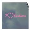 I Love Lesbians Vinyl Sticker Decal LGBTQ+ Proud Gay Pride Be You view 1