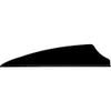 Q2i Q06041 Fusion-XI 100 Pack 2.5" Black Archery Arrow Vanes view 1