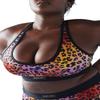 Savage X, Womens, Lineup Low-Impact Sports Bra, Caramel Leopard, XL view 1