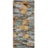 LEUS Yoga ECO Towel - Non-Slip Quick-Drying Recycled Microfiber Towel for Hot Yoga, Pilates, and Fitness - Pineapple Paradise view 1