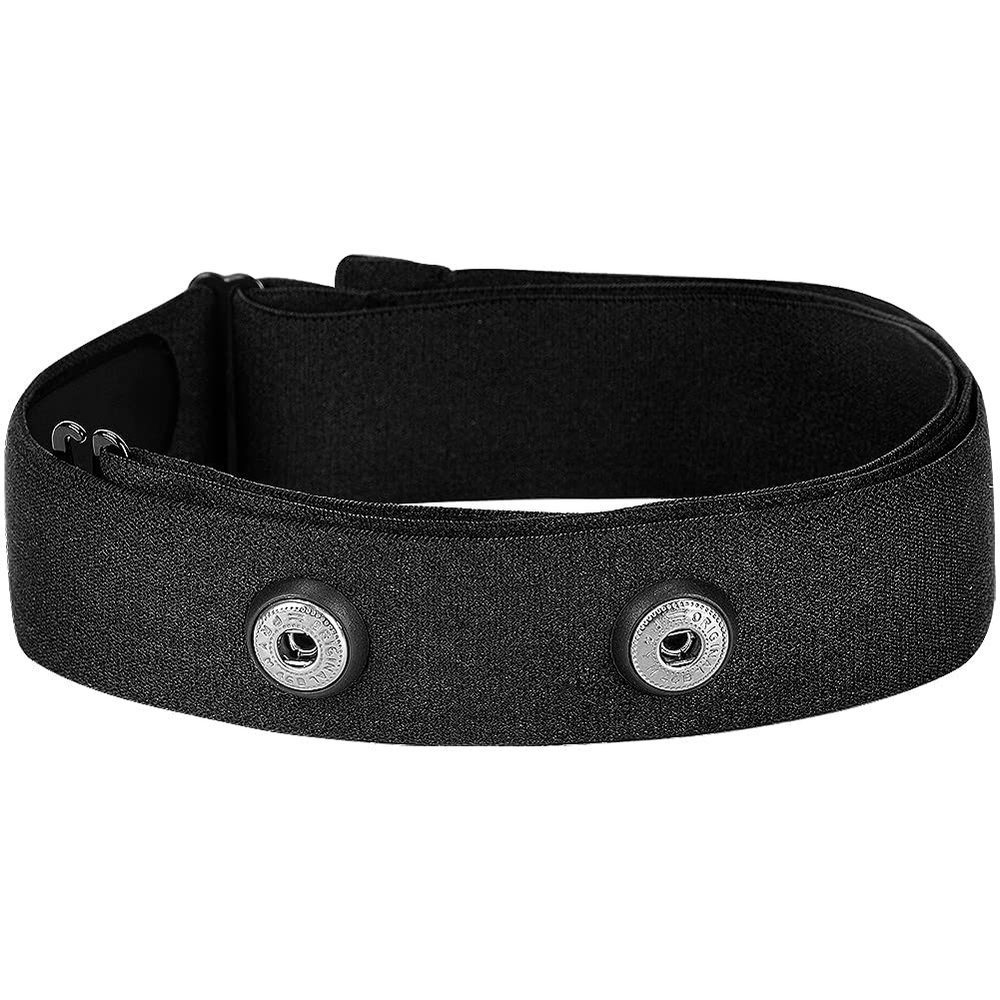Rich Green Valley Chest Strap Heart Rate Monitor Replacement Belt Compatible with Myzone MZ-3 Strap MZ-1 Belt Black Large