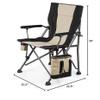 Picnic TIME NFL San Francisco 49ers Outlander Folding Camping Chair with Cooler, Heavy Duty Beach Chair, (Black) view 2