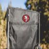 Picnic TIME NFL San Francisco 49ers Outlander Folding Camping Chair with Cooler, Heavy Duty Beach Chair, (Black) view 4